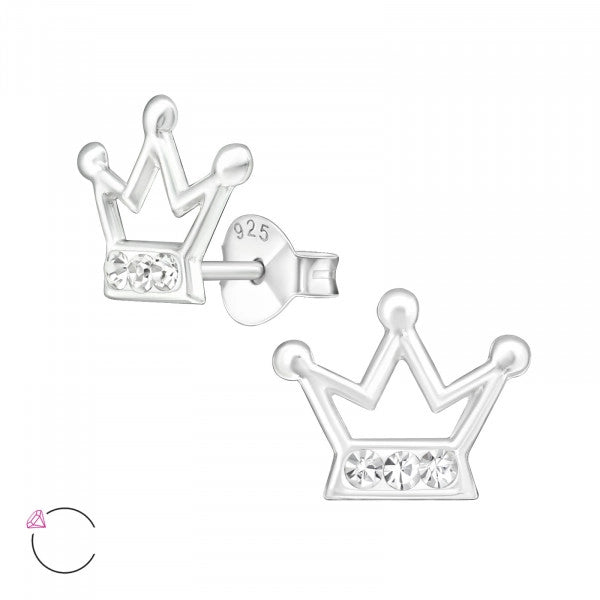 Crown Stud Earrings