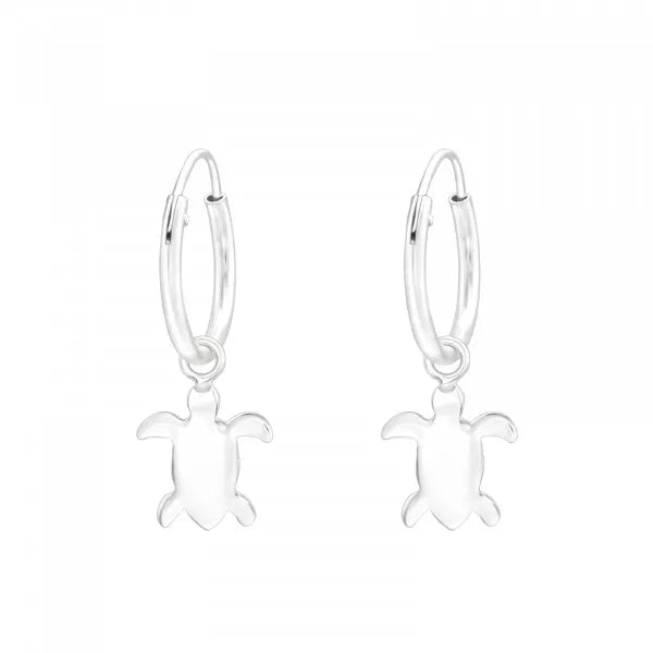 Turtle Mini Hoop Earrings
