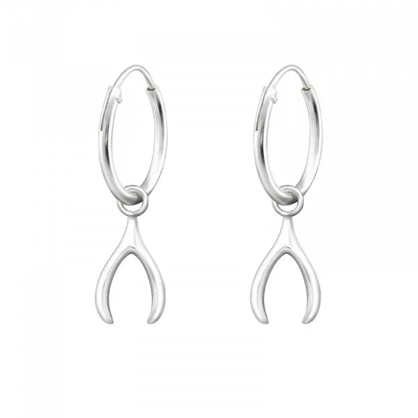 Wishbone Mini Hoop Earrings