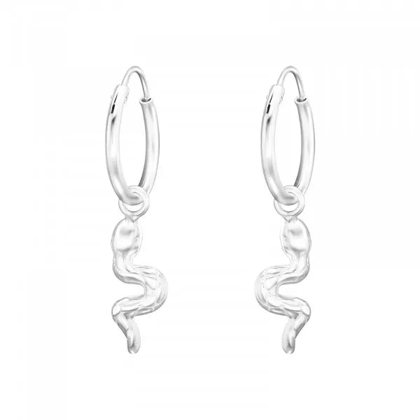 Snake Mini Hoop Earrings