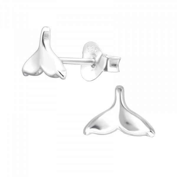 Whale tail Stud Earrings