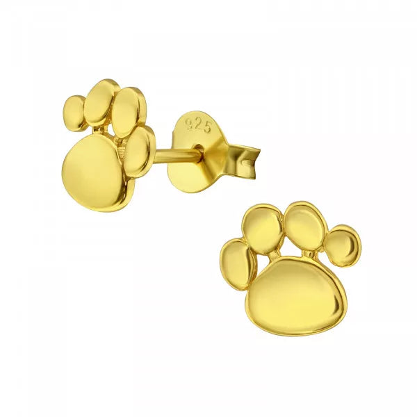 Paw Stud Earrings