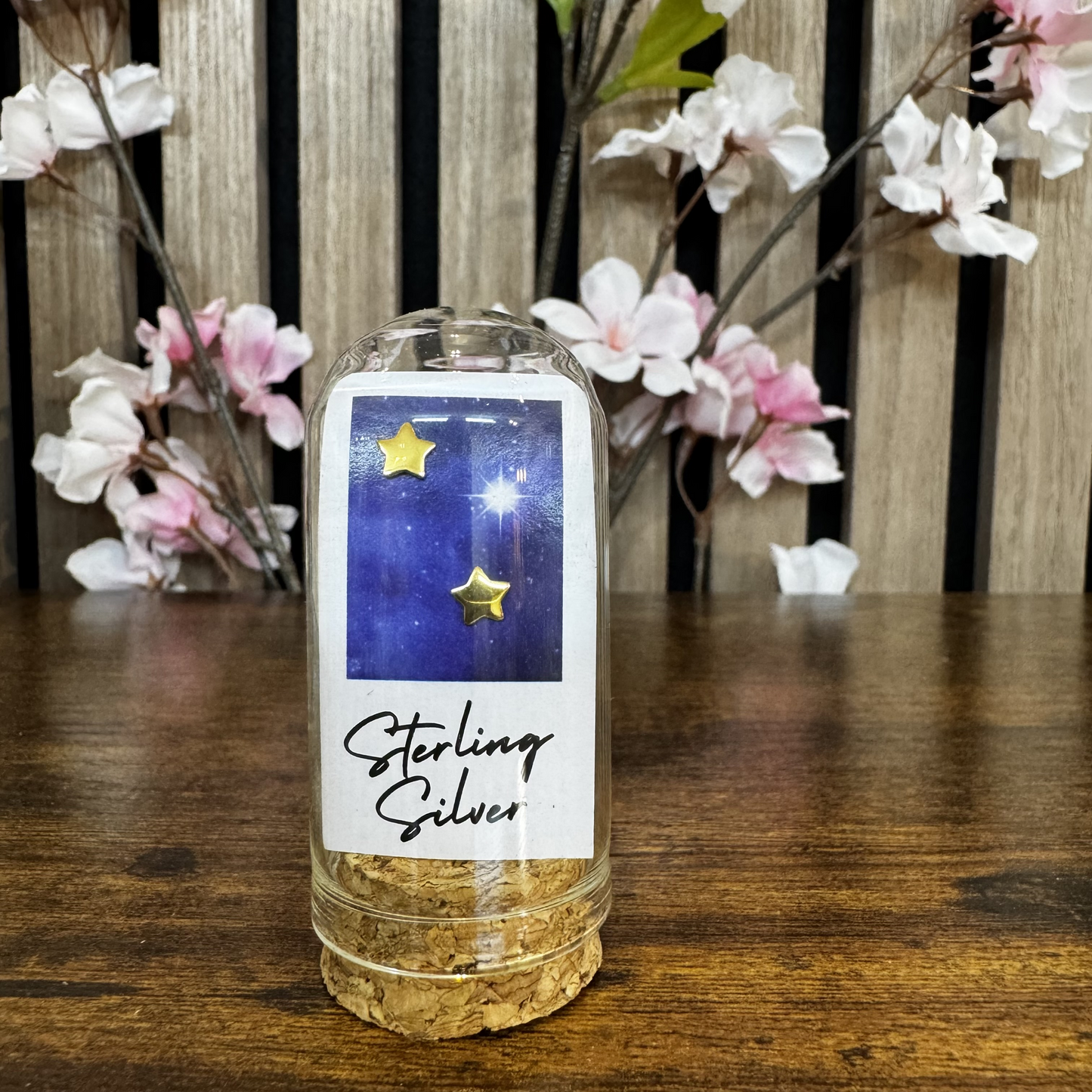 Flat star - Gold Polaroid