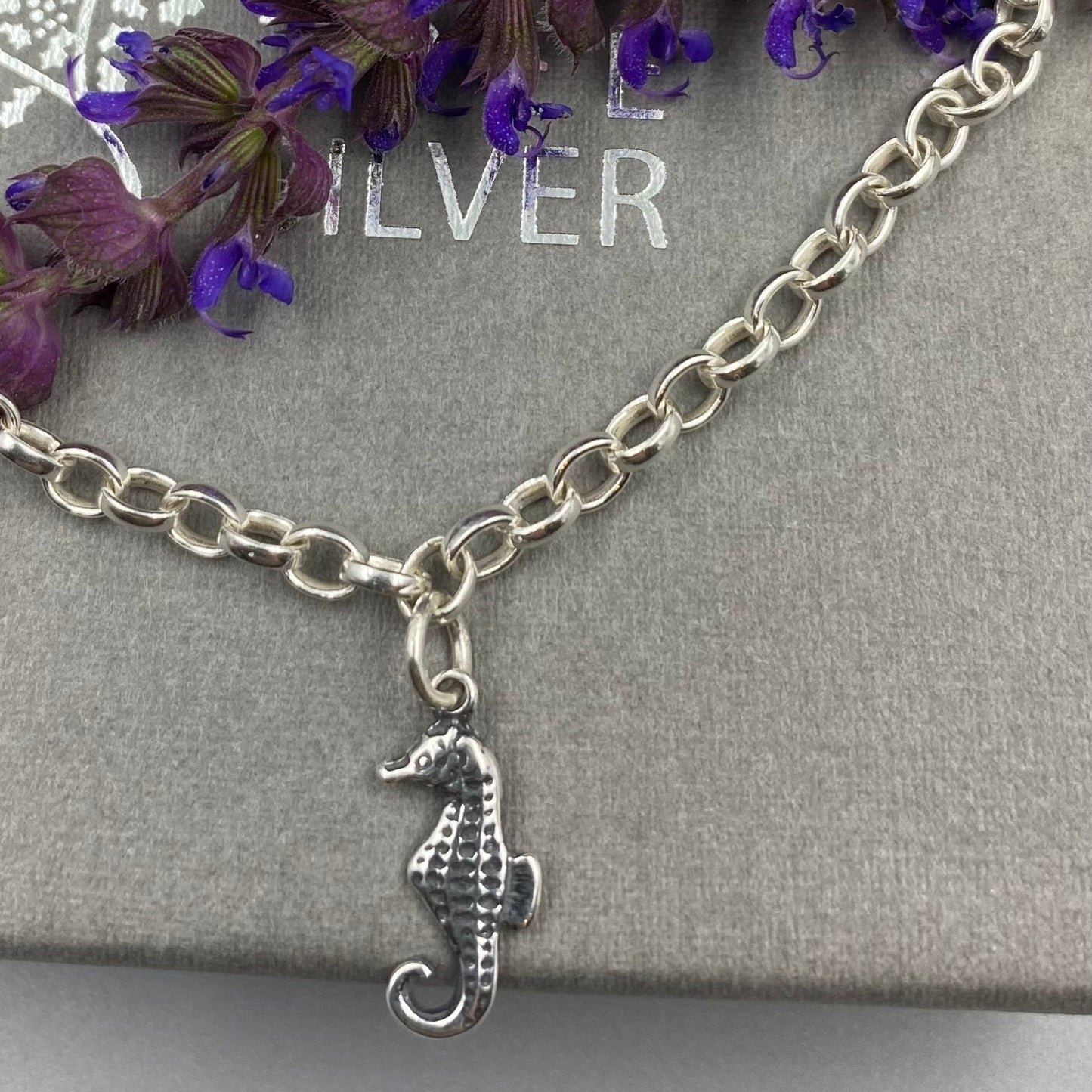 Seahorse t bar bracelet