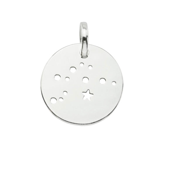 Aquarius Star Sign Constellation necklace in Sterling Silver
