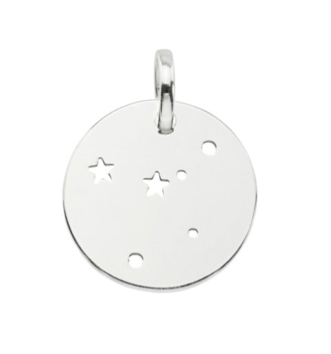 Cancer Star Sign Constellation necklace in Sterling Silver