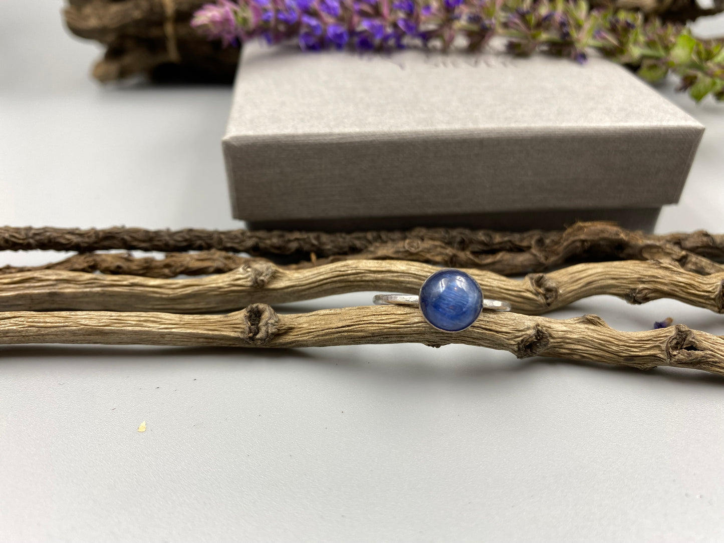 Kyanite ring made with Sterling Silver