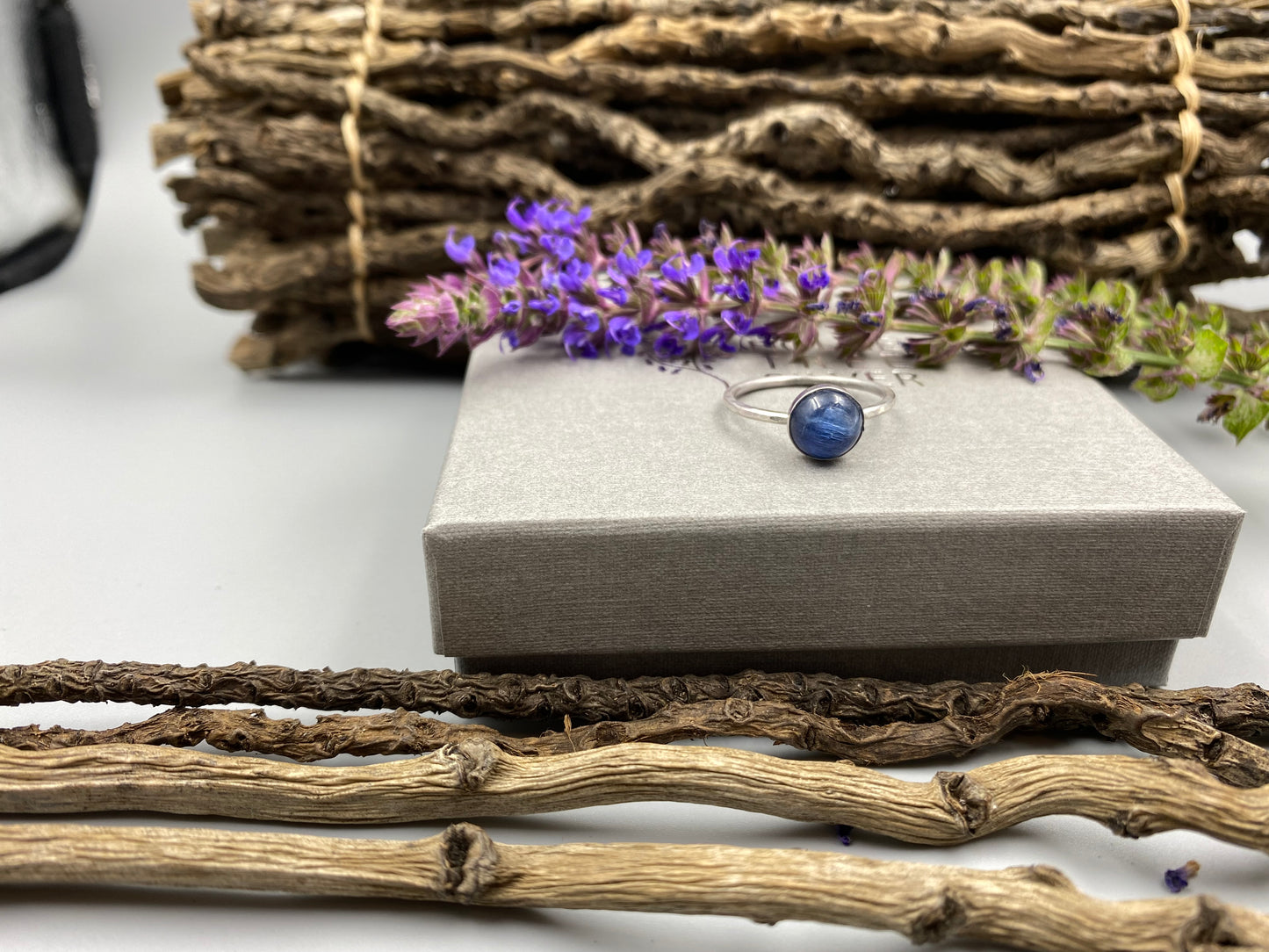 Kyanite ring made with Sterling Silver