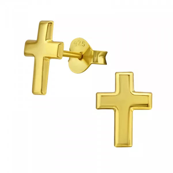 Cross Stud Earrings