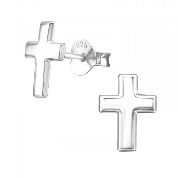 Cross Stud Earrings