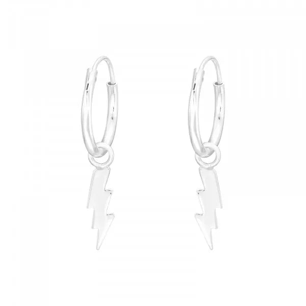 3 strike lightning Mini Hoops Earrings