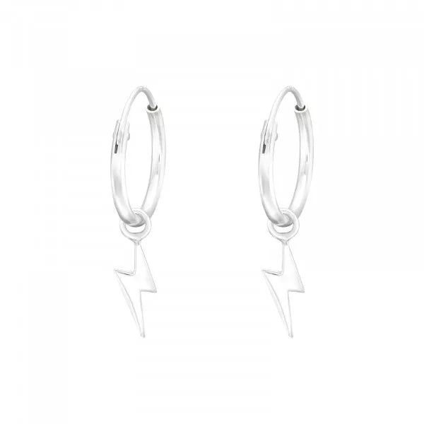 2 strike lightning Mini Hoops Earrings