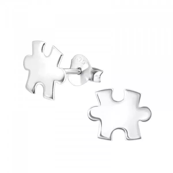 Jigsaw Stud Earrings