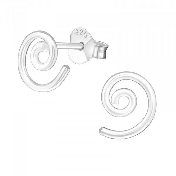 Spiral Stud Earrings