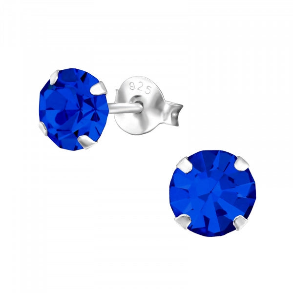 Sapphire Stud Earrings - Sept Birthstone