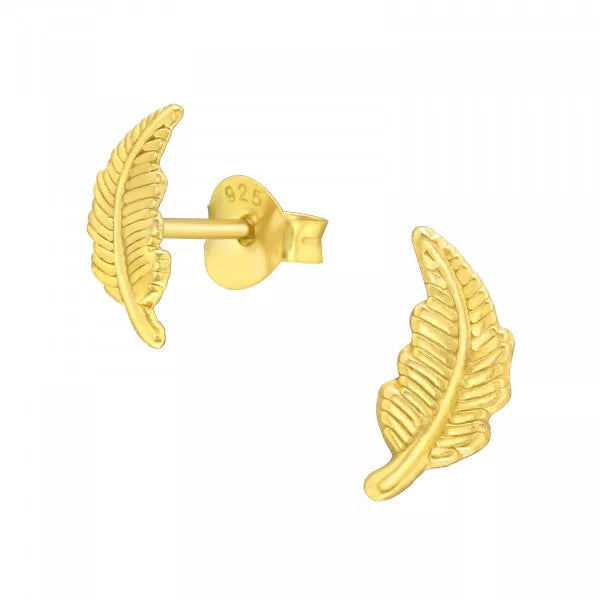 Feather Stud Earrings