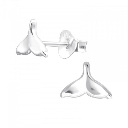 Whale tail Stud Earrings