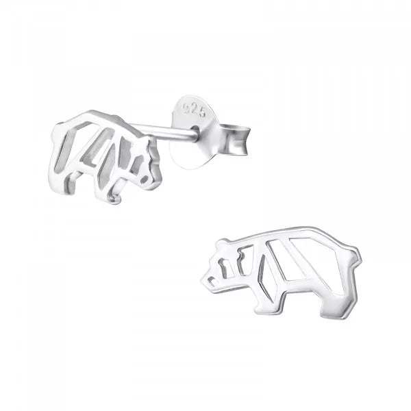 Bear Stud Earrings