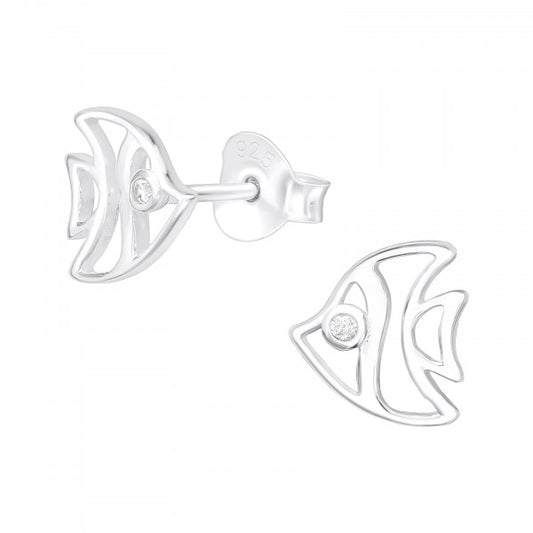 Angel Fish Stud Earrings