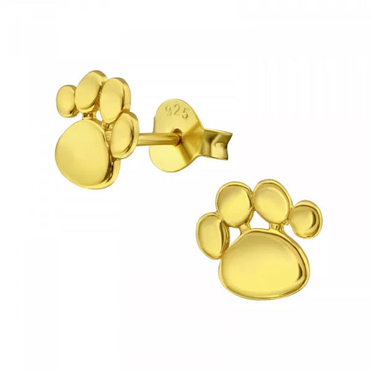 Paw Stud Earrings