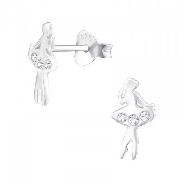 Ballet Dancer Stud Earrings