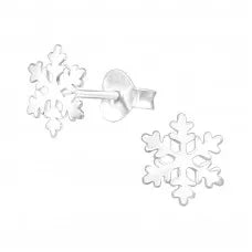 Snowflake Stud Earrings