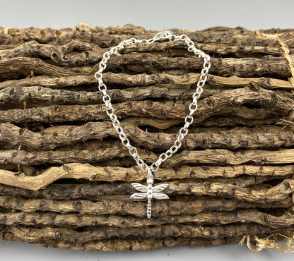 Dragonfly t bar bracelet