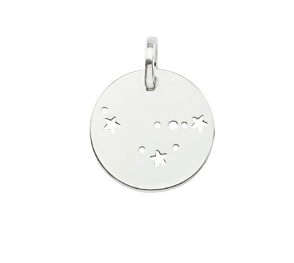 Capricorn Star Sign Constellation necklace in Sterling Silver