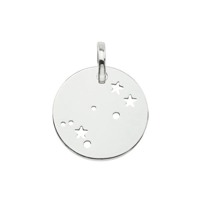 Gemini Star Sign Constellation necklace in Sterling Silver