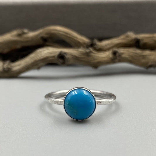 Turquoise ring made with Sterling Silver